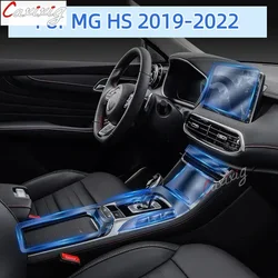 Anti-scratch Car Door Center Console Media Dashboard Navigation TPU Protector Film For MG HS 2019-2022 Car Interior Accessories
