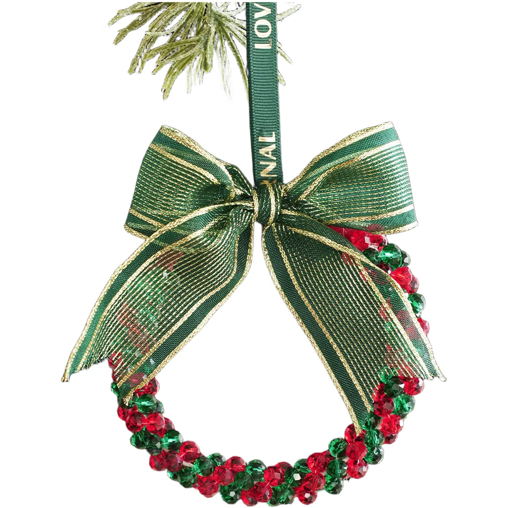 

Christmas Ornament Hanging Decor For Tree Wreath And Door Holiday Ornament Christmas Wreath Party Decoration Winter Wreath