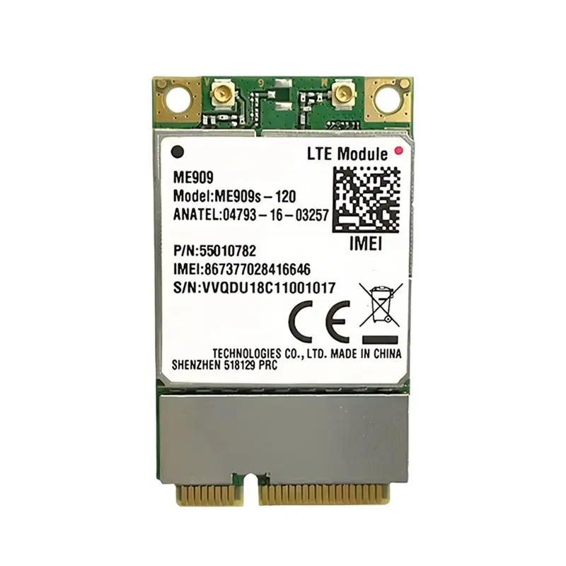

ME909S-120 Мини-модуль 4G PCIe LTE (FDD) 4G WCDMA GSM IPV4 IPV6 Беспроводной 4G-адаптер-AEF7
