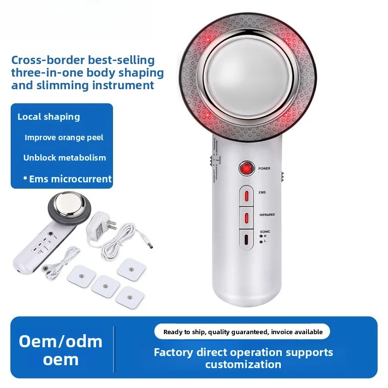 3-in-1 EMS Portable Physiotherapy Instrument Micro-current Slimming Beauty Instrument Beauty Massage Instrument