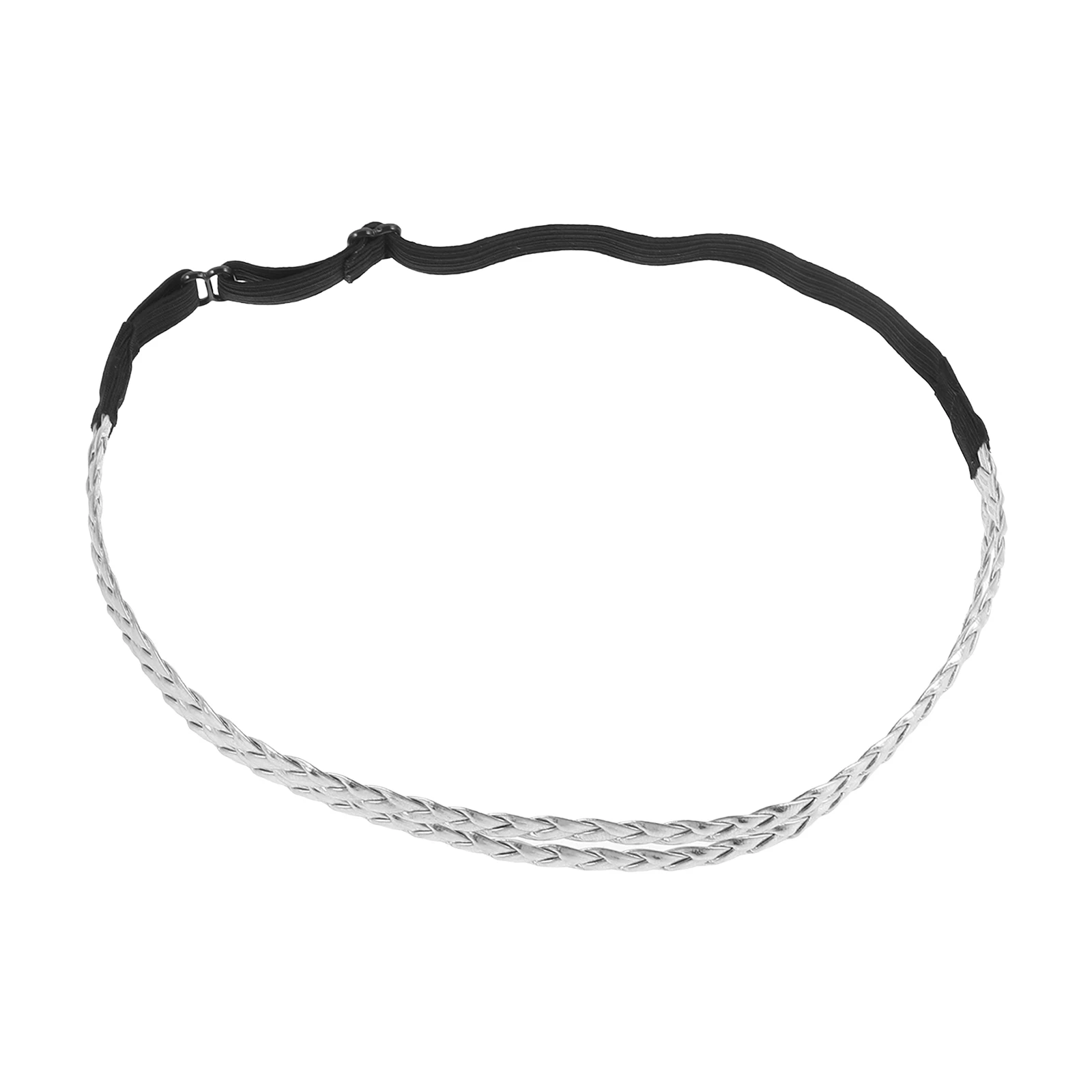 

Braid Headband Braided Hair Headband Thin Stretch Elastic Hairband Light Stylish Hair Bands for Women Teens Outdoor Wedding