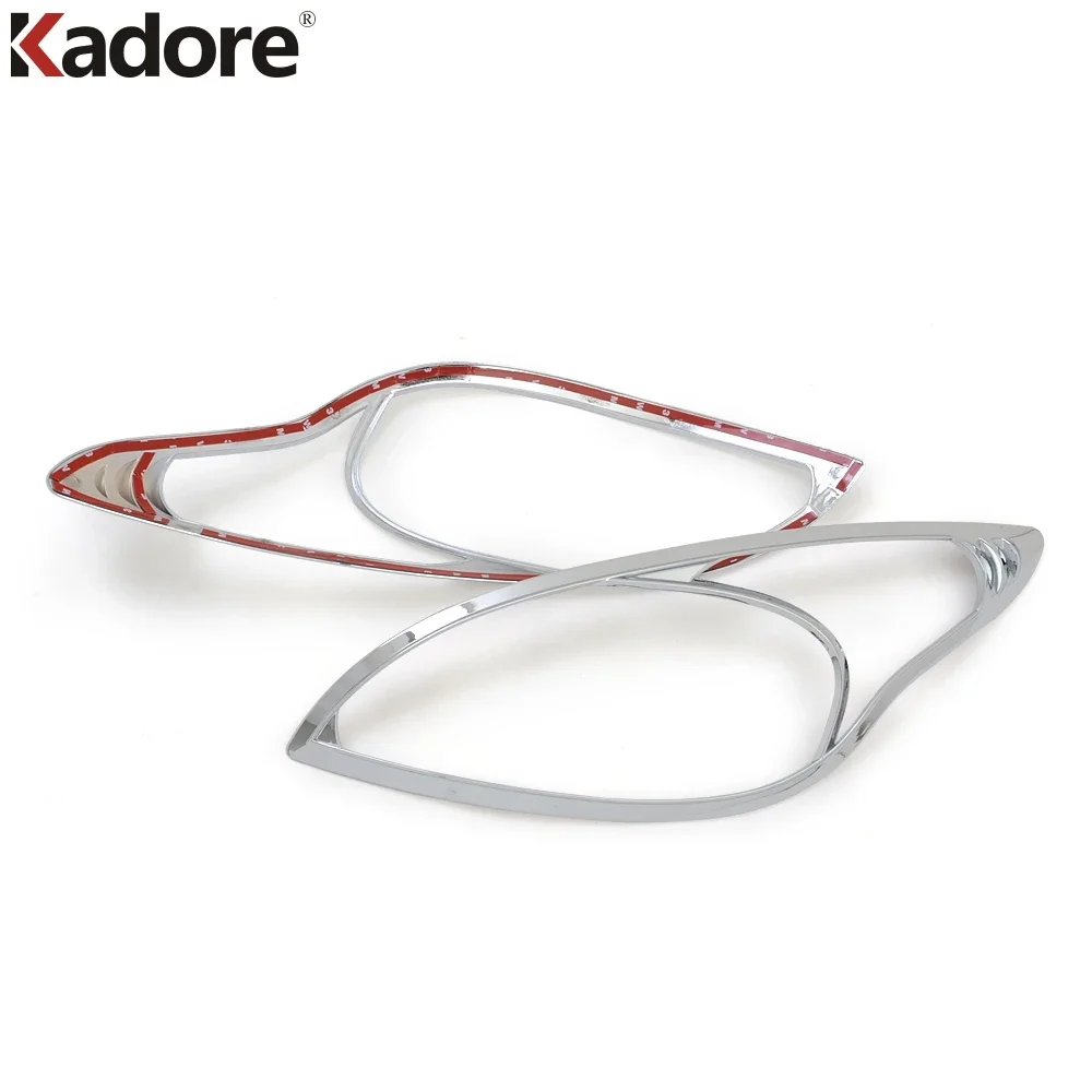 For Hyundai i30 Elantra Touring 2008 2009 2010 2011 Chrome Headlight Cover Trims Front Head Light Lamp Hood Car Styling 2pcs