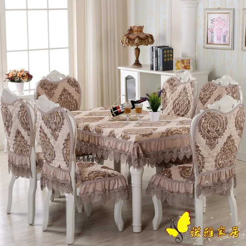 High quality Rectangular table cloth chair covers cushion tables and chairs bundle chair cover rustic lace cloth set tablecloths