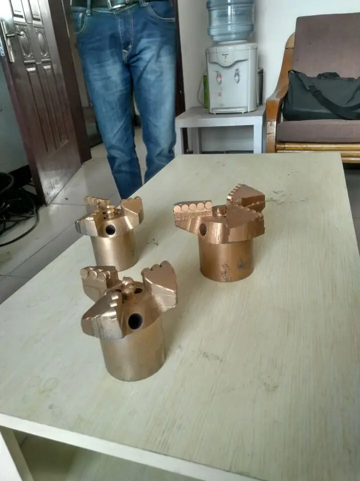 Water well drilling Coal mining use Concave PDC drill bits For Sandstone Clay Geological