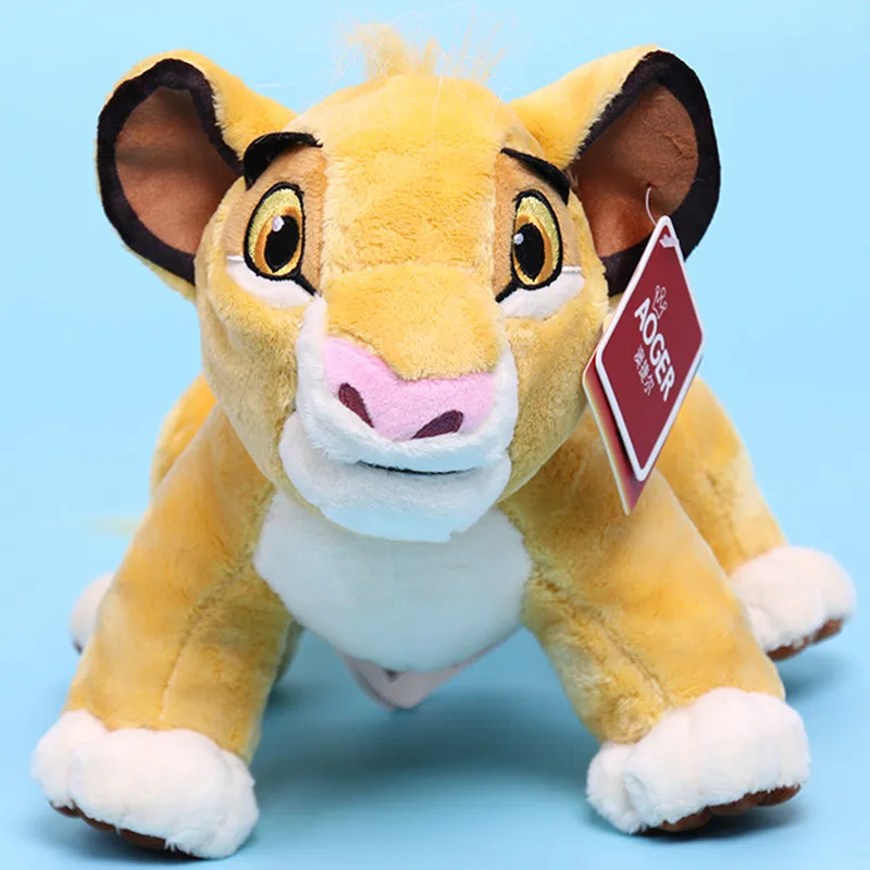 Disney Plush Toys Kawaii Chip & Dale Simba Plush Dolls The King Lion Pendant Soft Stuffed Animals Pillow Decorate Children Gifts