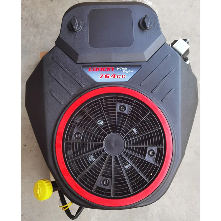 Electric Start Air-Cooled Euro 5 Loncin 764CC Vertical Shaft LC2P80F  Engine
