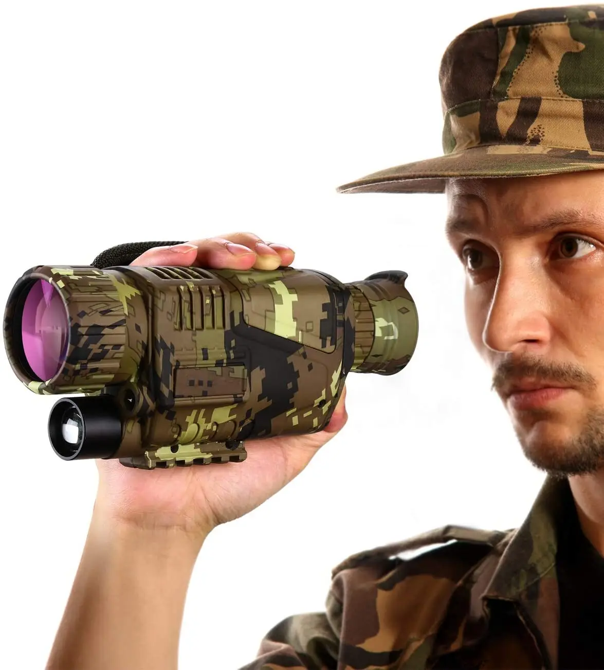 Digital Infrared Monocular Night Vision Device 5X40 Patrol Night Vision Binoculars