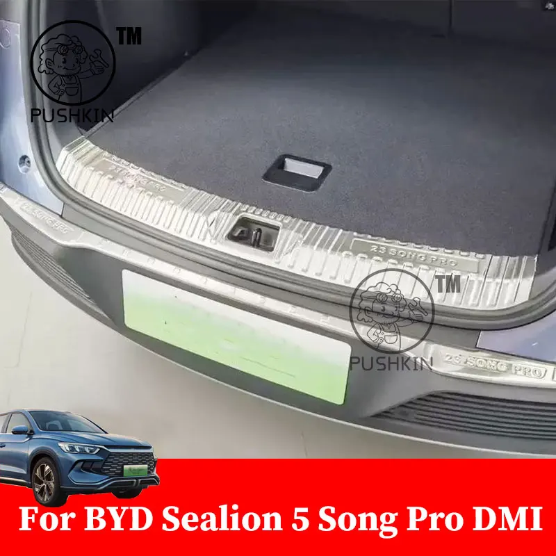 for-byd-sealion-5-song-pro-dmi-2024-2025-2026-car-styling-threshold-trunk-protector-plate-stainless-steel-sticker-accessories