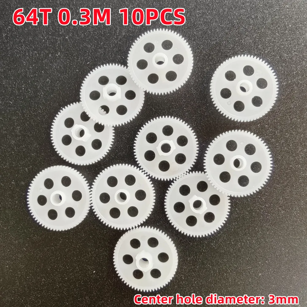 64T Gear 0.3M 1.4MM 3mm 1.98MM Dia. Tight Remote-control Car Robot Helicopter Quadcopter Toy Aircraft Parts Technology 4-100pcs
