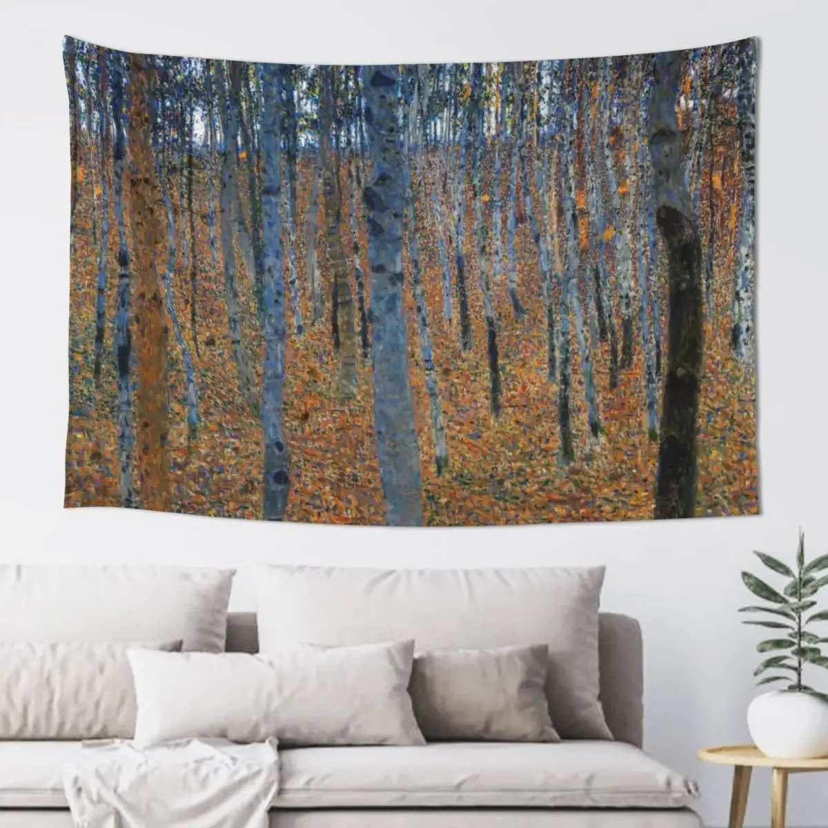 

Gustav Klimt - Beech Grove Tapestry Home Decorations Aesthetic Luxury Living Room Decoration Tapestry