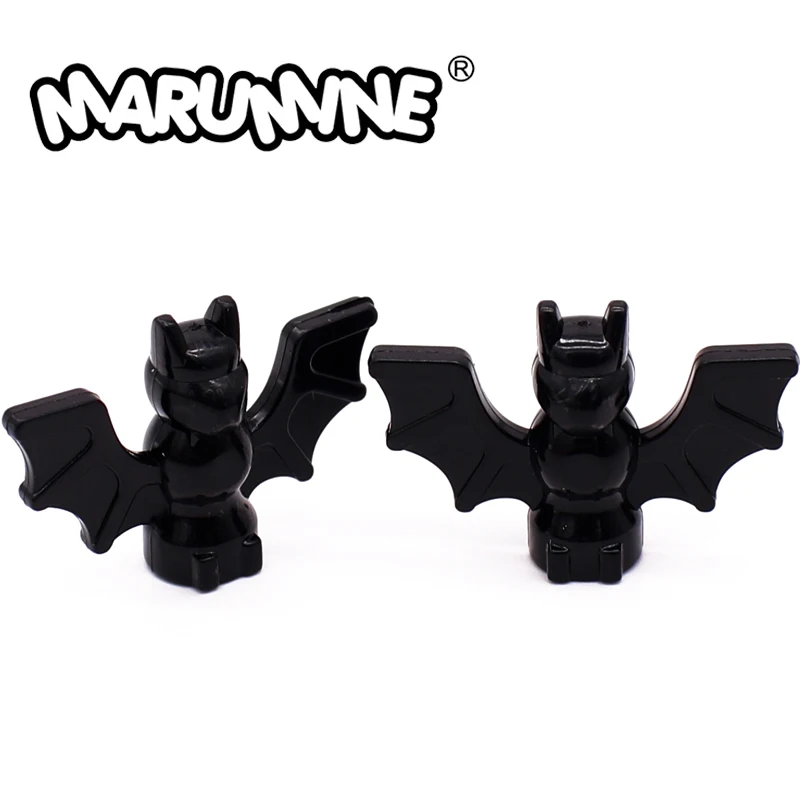 

Marumine 200PCS Halloween Building Block Bat Animal Model Brick Accessories Compatible with30103 MOC DIY Street View Parts