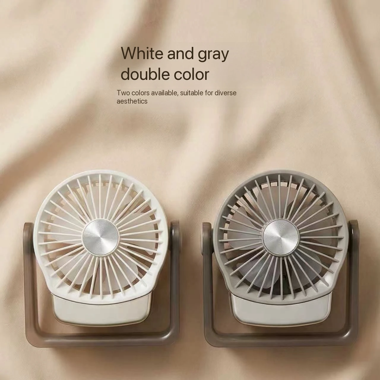 MEET SUN 500mAh Desktop Leiser Mini-Ventilator Handlicher Kühlventilator Make-up Nachbearbeitungswerkzeug Sommer-Essential Persönlicher Lüfter – Detail 3