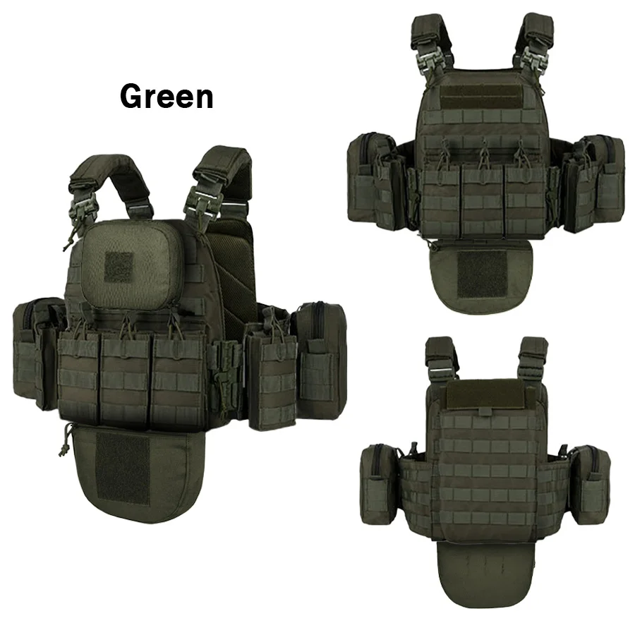 Trainingsvest met snelsluiting Trainingsvest Molle multifunctionele outdoorvestuitrusting - afbeelding 1