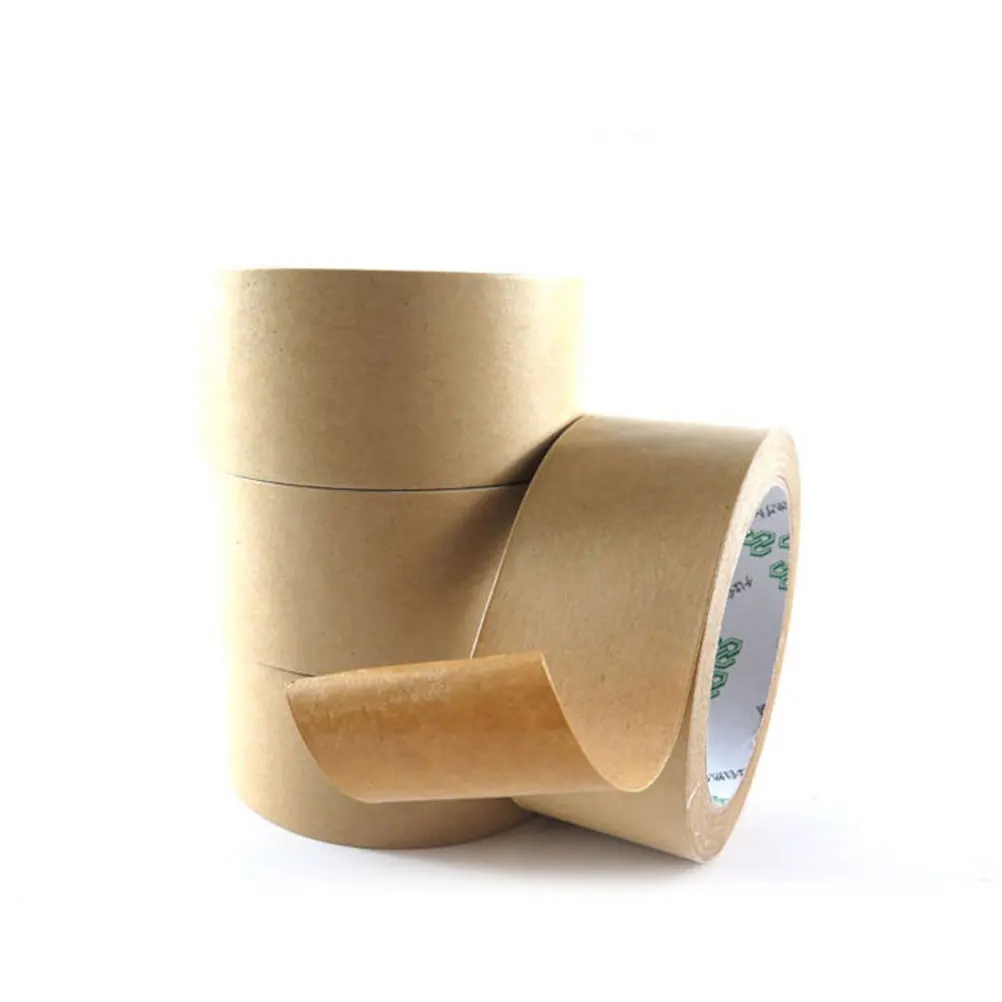 

2Rolls BuffaloKraftPaperTape Decoration HighViscosity DIYParty Supplies HandTorn Resistant Curling Abrasion Water