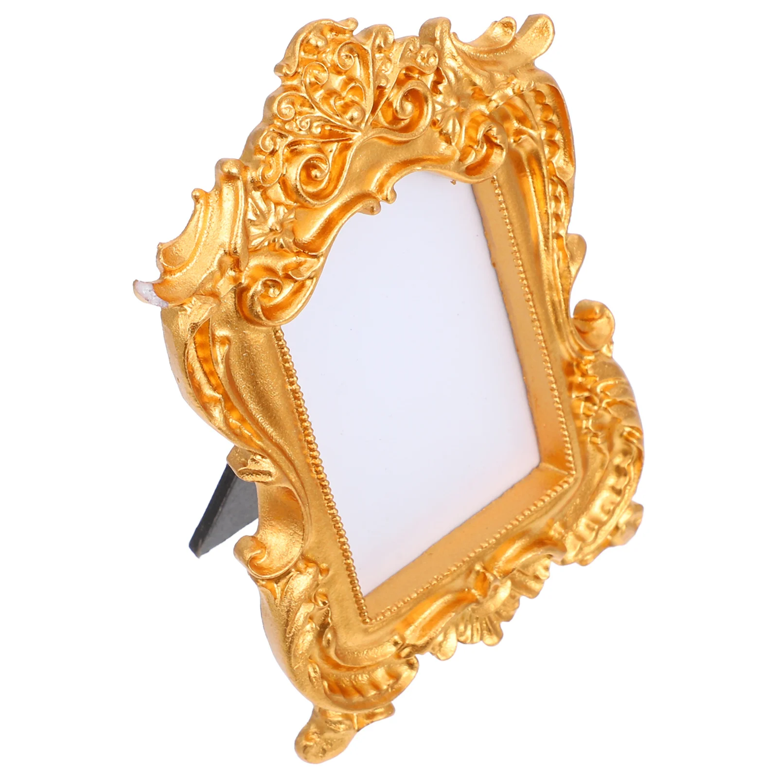 

Relief Picture Frame European Style Vintage Desktop Decorative Photo Holder For Home Office Shop Wall Art Display Ornament