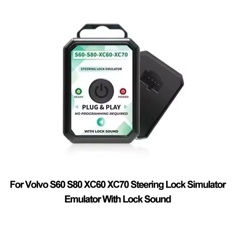 Steering Lock Emulator Simulator For Volvo S60 S80 XC60 XC70 With Sound Plug and Play