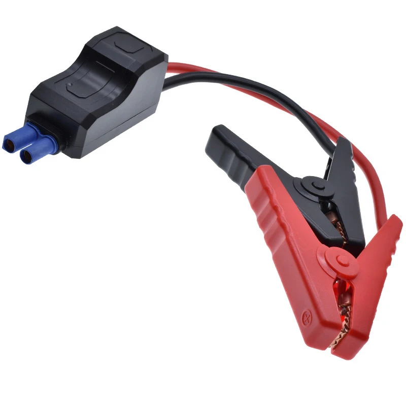 NEW Digital Display Emergency Jumper Cable Clip EC5 Plug Connector Intelligent Clamp Booster 650A 12V Anti Reverse Connection