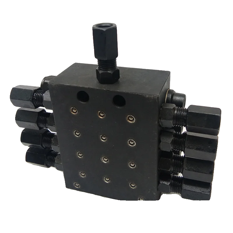 Modular Progressive Grease Divider Valve 2 To 20 Outlet Block Distributor For Centralized Lubrication System