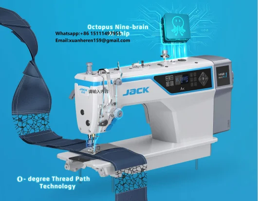 Jack A4C AI-Integrated Single Needle Direct Drive Fully Automatic Lockstitch Industrial Sewing Machine
