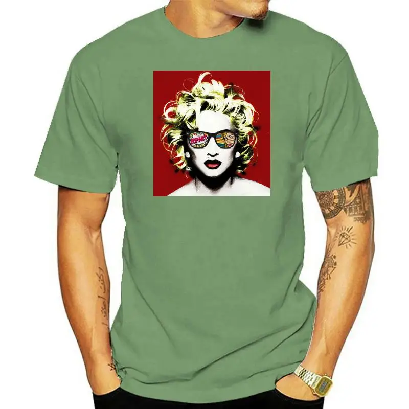 

POP ART MADONNA SINGER MUSIC GRAFFITI PICTURE MEN T SHIRT BIRTHDAY GIFT COOL