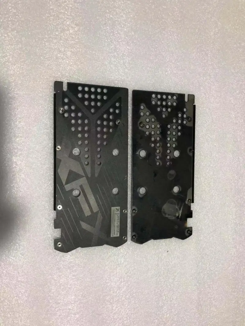 for XFX RX470D RX470 RX480 RX570 RX580 Gaphics Video Card Backplate with Mounting Screws