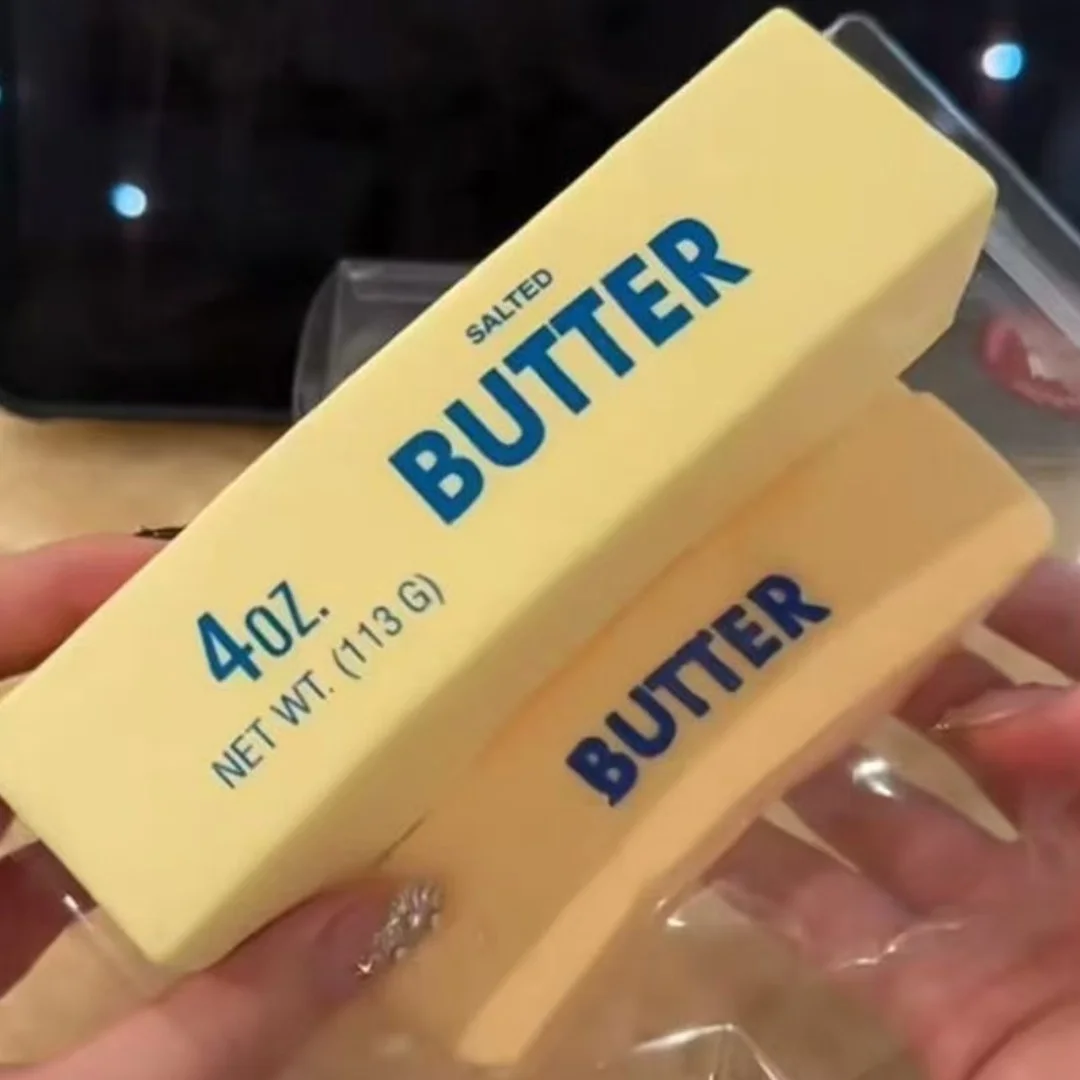 Butter Stick, Slowly Rising, Squeezing Toys, Suitable for Adults and Children to Relieve Stress, Big Yellow Oil Stick Party Gift