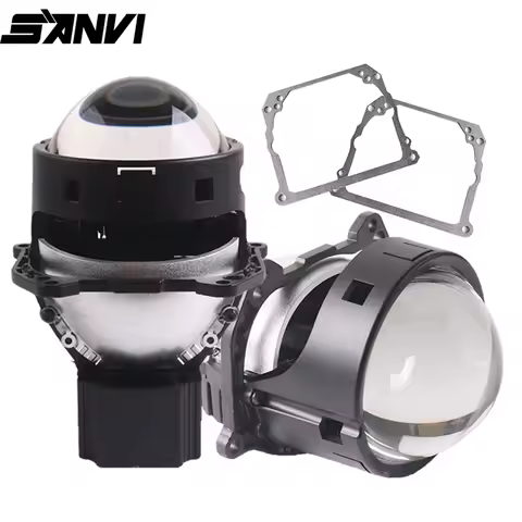 SANVI A11pro Bi LED Projector Lense Car Headlight With Frame For BMW/ X1E84/X3 F25 /X5 E70/X6 E71/Audi A4 B8 B9/TT/A5 Benz