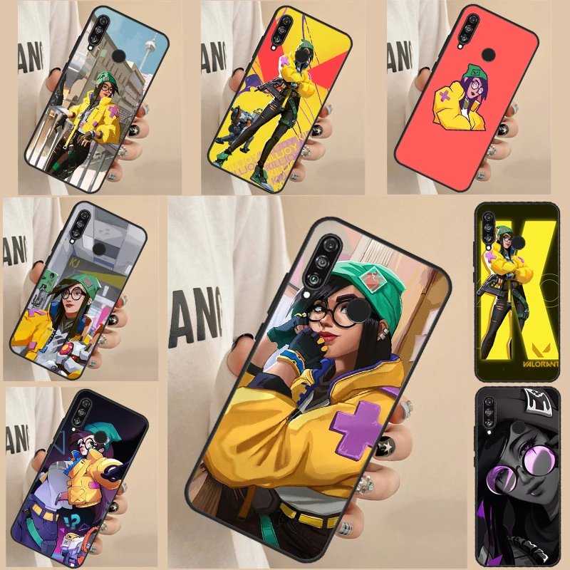 Valorant Killjoy For Huawei Nova Y70 Y90 Y60 Y61 3i 7i 8i 11i 5T 9 10 SE P Smart P20 P40 Lite P30 Pro Case