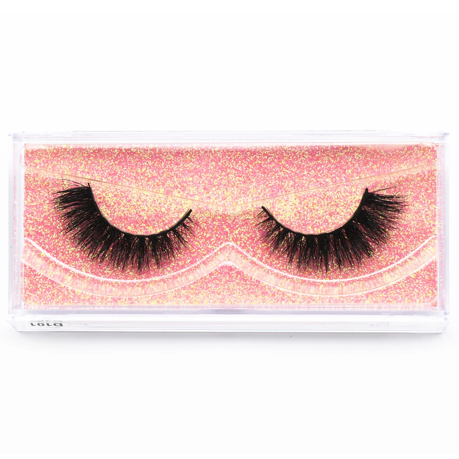 Mink Fake Eyelashes 3D Mink Lashes Natural Long False Eyelash Cruelty-free Mink Hair Fluttery False Lashes Makeup D101 Lash Gift