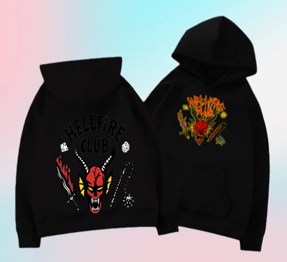 

Stranger Things Printed Hoodie Boys Girls Kids Unisex