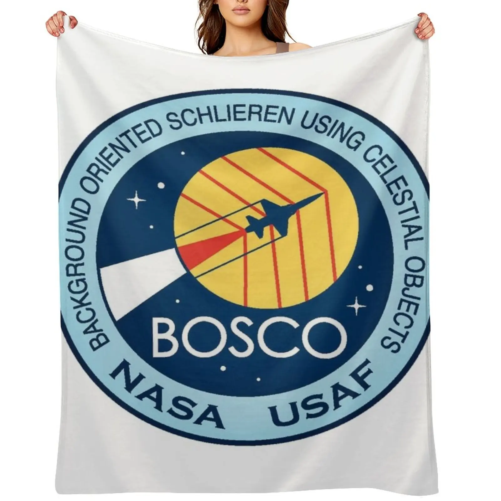 

BOSCO Logo Throw Blanket For Baby Shaggy Beach Retros Blankets
