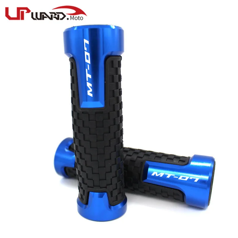 دراجة نارية 7/8 ''22 مللي متر المقود القبضات مقبض قبضة مقود صالح ل MT-07 MT07 MT 07 FZ-07 2014 2015 2016 2017 2018 2019