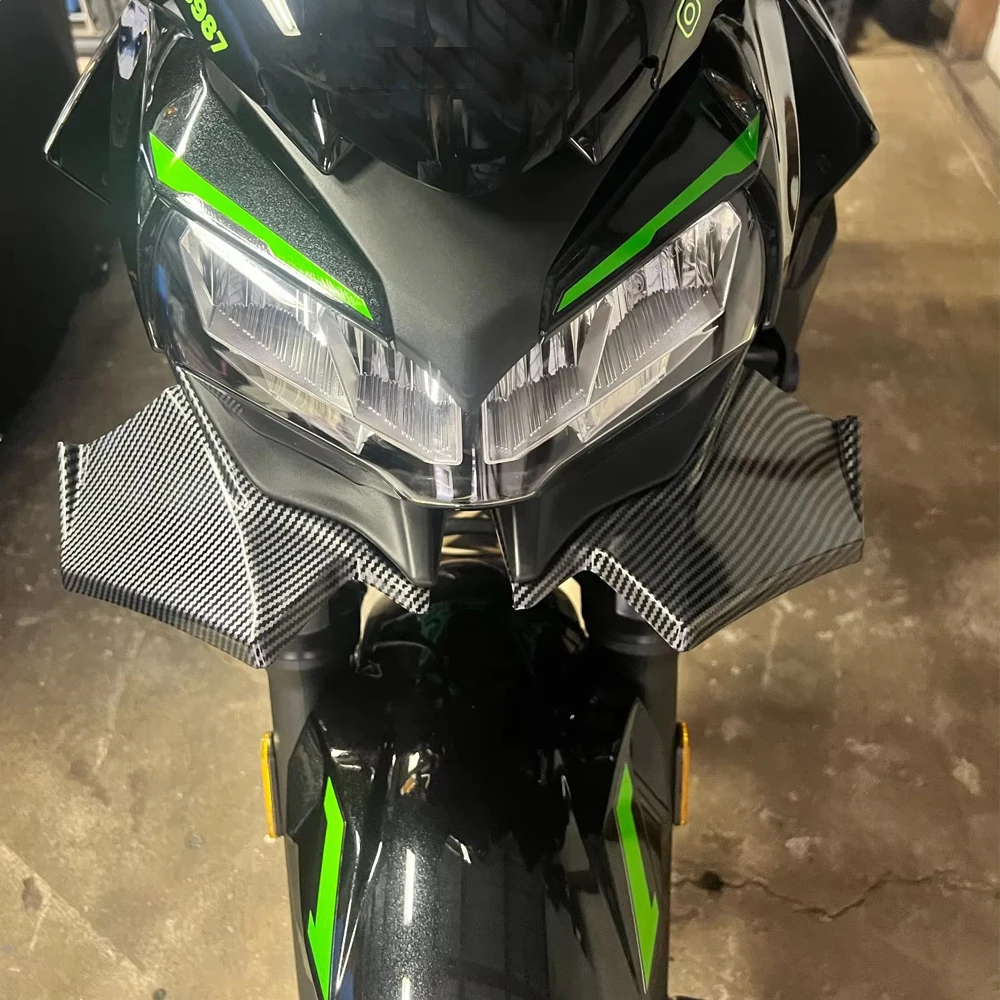 2024 Z650 Winglets deflektor skrzydła motocyklowego dla Kawaski Z 650 2021 2022 2023 Sport Downforce nagie spoilery owiewka aerodynamiczna