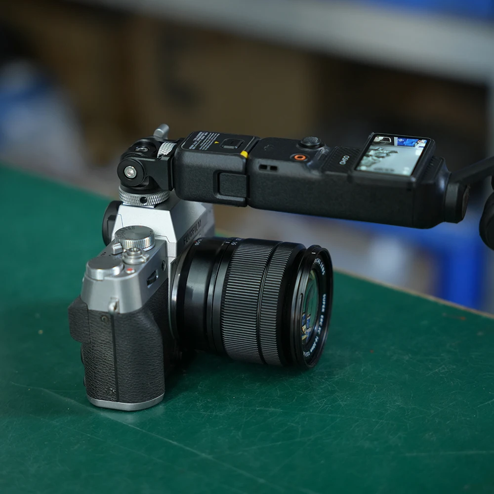 FOTGA Käfig für Pocket 3/4/4P Erweiterungsadapter Zubehör für DJI Osmo Pocket 3 Aluminium-Schutzkäfig Metallhalterungsadapter – Detail 19