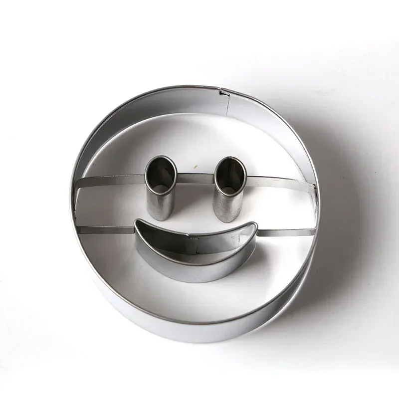 4Pcs Smiling Face Cookies Mold Cutter Biscuit Pastry Cake Decorating Tools Baking Confectionery DIY Tools 4 Shapes