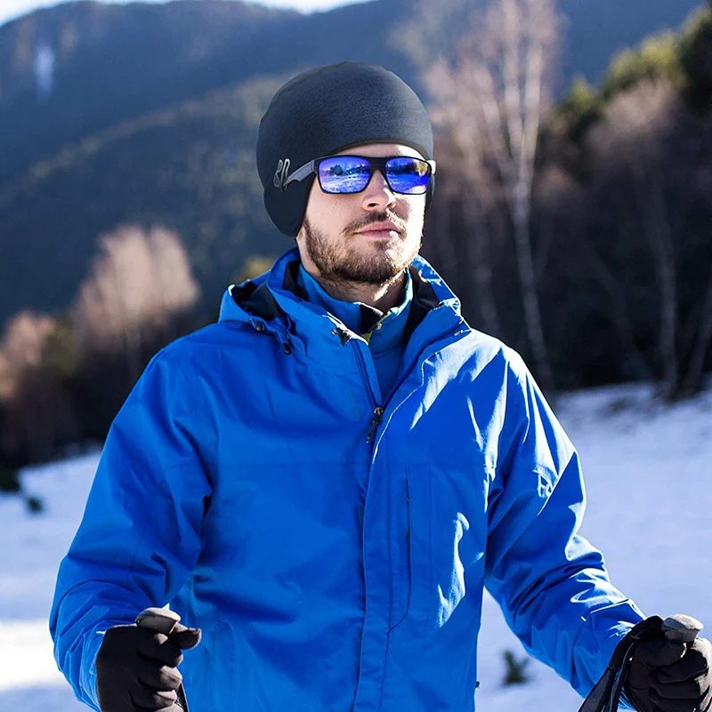 Chapeau de cyclisme coupe-vent pour homme et femme, casquette de vélo chaude, casque de ski et d'escalade, chapeau d'hiver