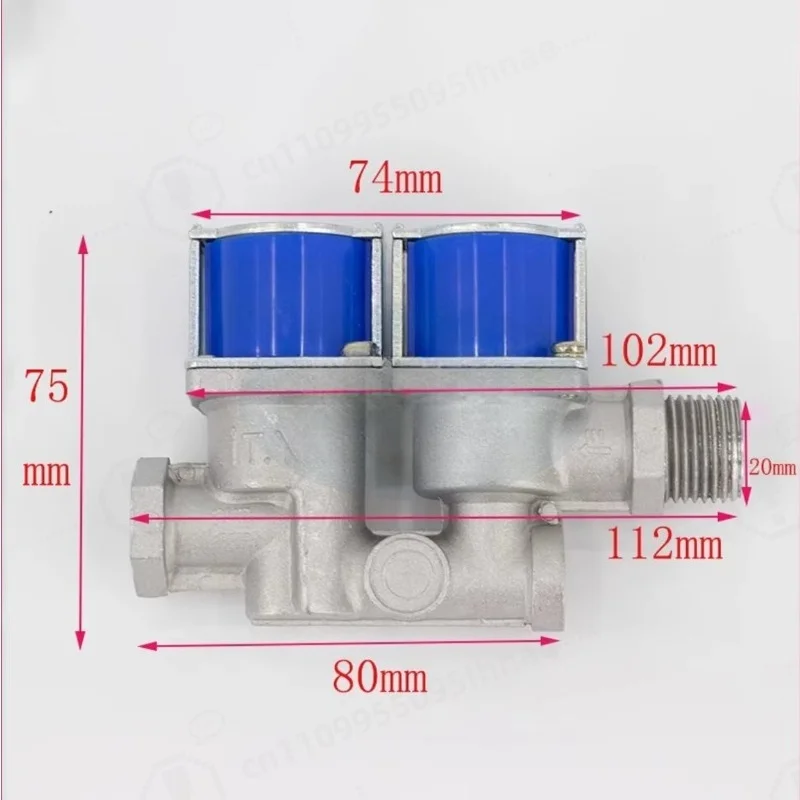 24V Self‑Priming Solenoid Valve, Professional Replacement Solenoid Valve Accessory for Commercial Gas Oven Repair