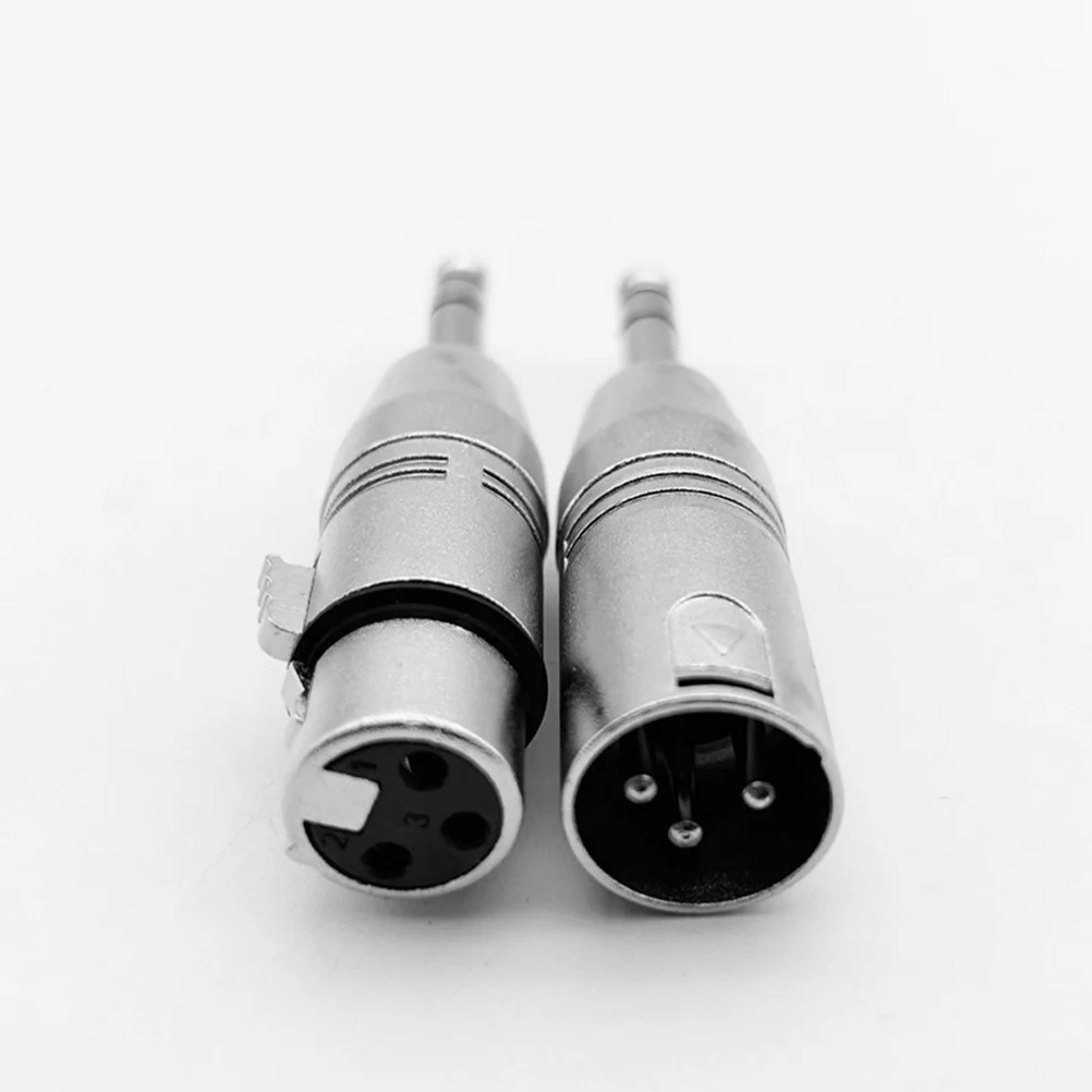 อะแดปเตอร์เสียงแบบบาลานซ์ 2 ชิ้น หัวต่อ TRS ตัวผู้ เป็น XLR ตัวเมีย สำหรับไมโครโฟน มิกเซอร์ เครื่องขยายเสียง อีควอไลเซอร์ ขนาด 6.5 มม. เสียงคมชัด เสถียร