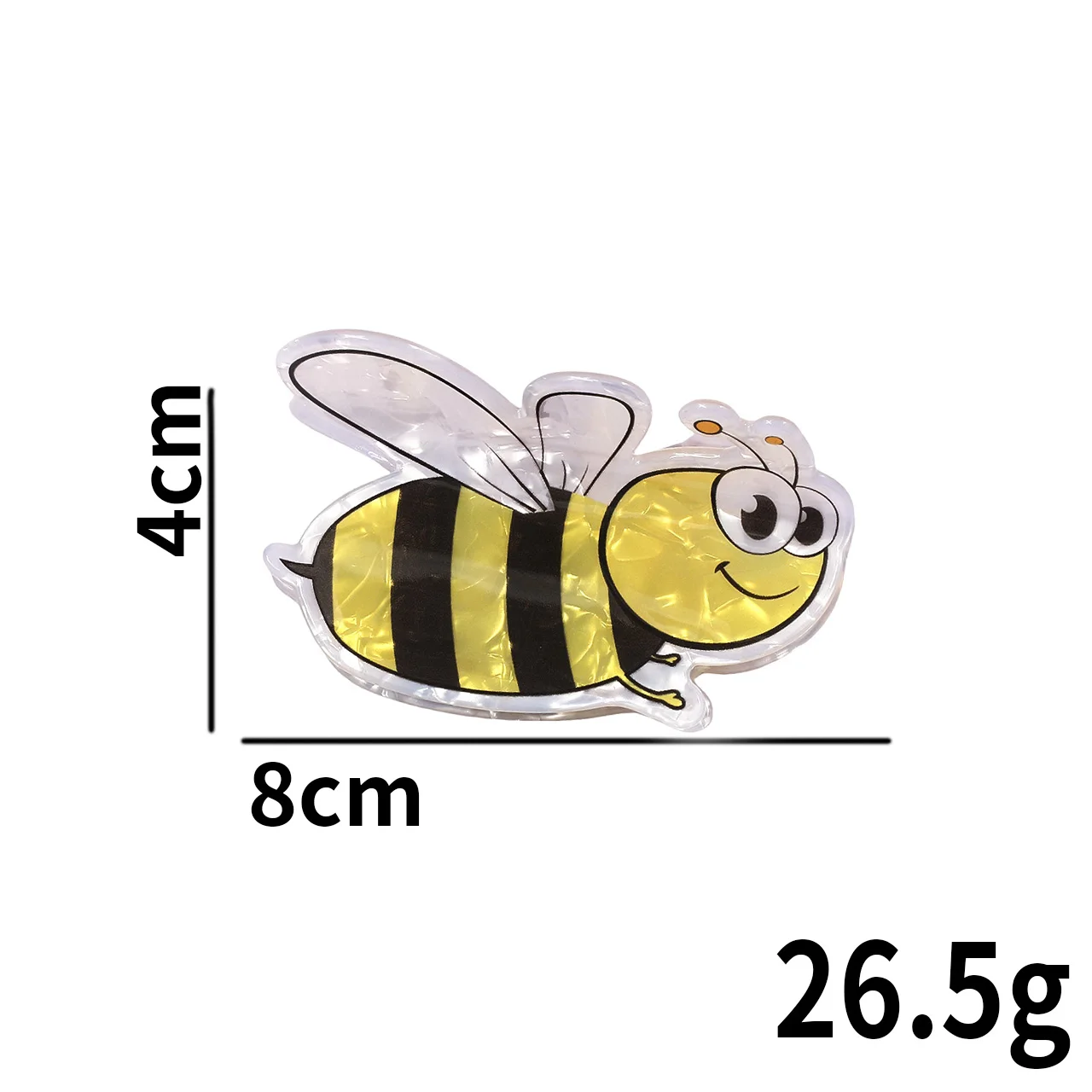 مخلب شعر نحلة صغيرة لطيفة، مشبك شعر متعدد الوظائف