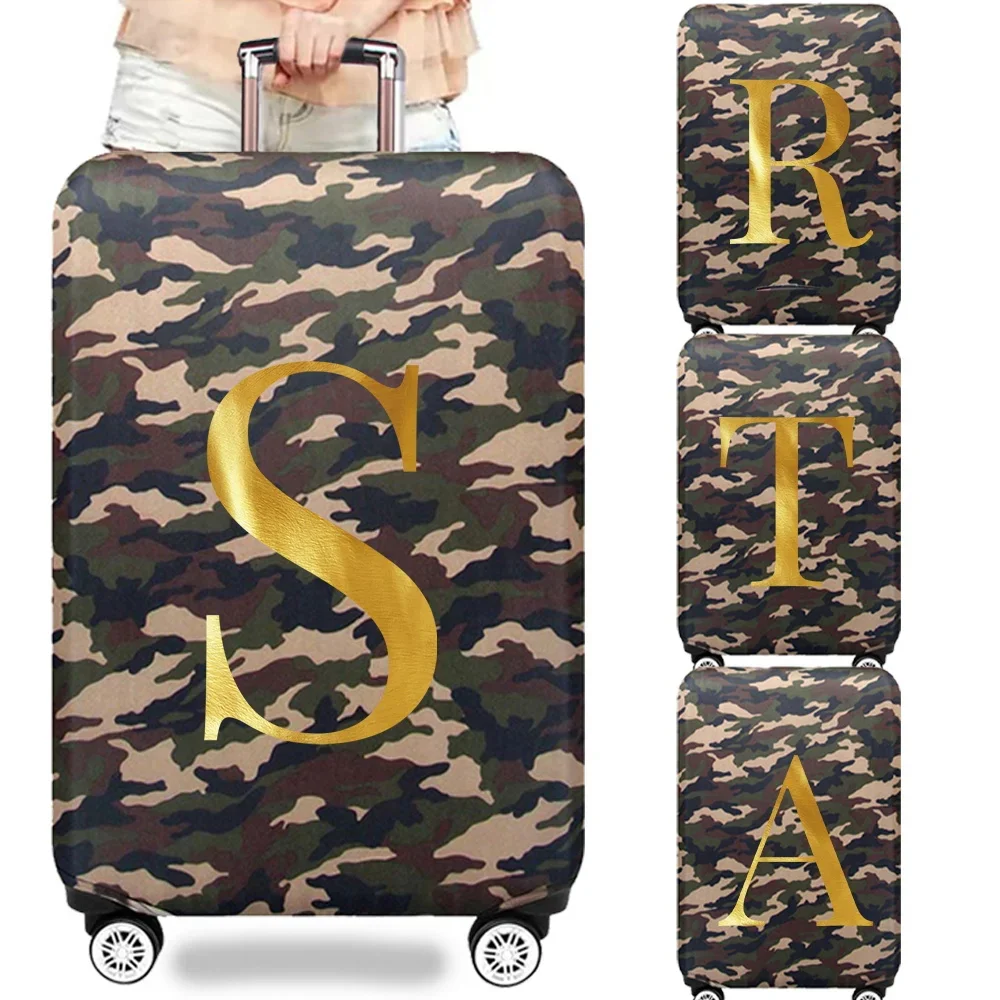

Men's and Women's Durable Letter Series Luggage Case S/M/L/XL, Elastic Printing Durable, Washable and Dustproof.