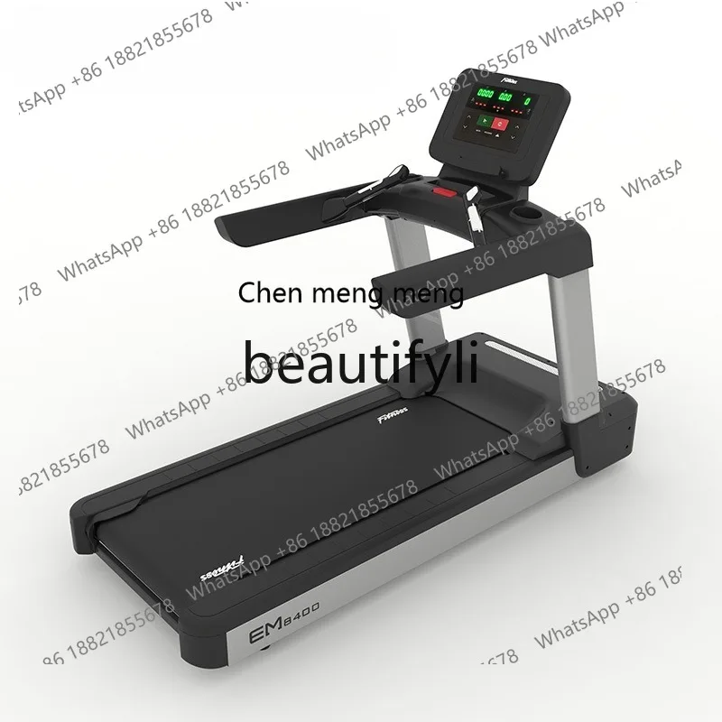 

X LED Screen Treadmill Smart Commercial Gym Treadmill Home Shock Absorption Silent Reverse Walking Machine
