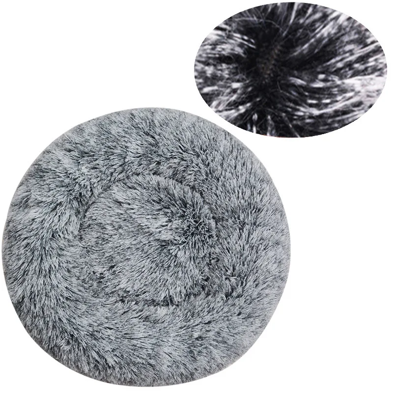 Plush Round Pet Bed 6