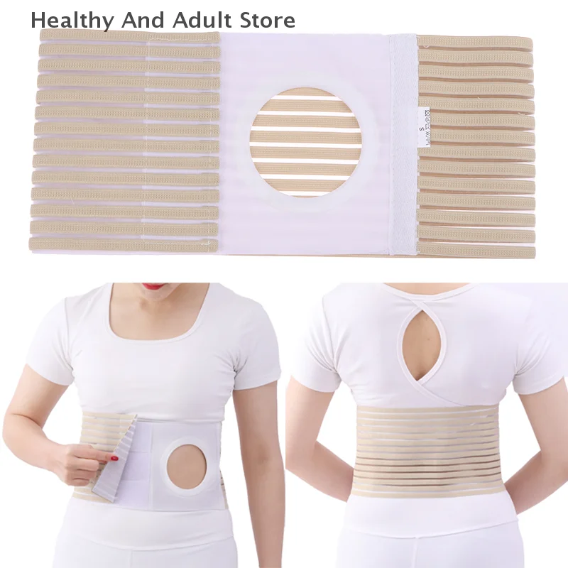 Ostomy Hernia Belt Stoma Support Wraps Ostomy Belt Unisex Ostomy Hernia Support Belt Abdominal Binder Brace For Men Women