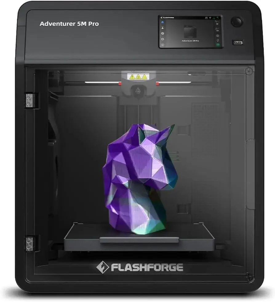 AD5M Pro 3D Printer 600mm/s High Speed & Precision, Full-Auto Calibration with 0.4&0.6mm Nozzle Bundle, CoreXY Structure & Auxil