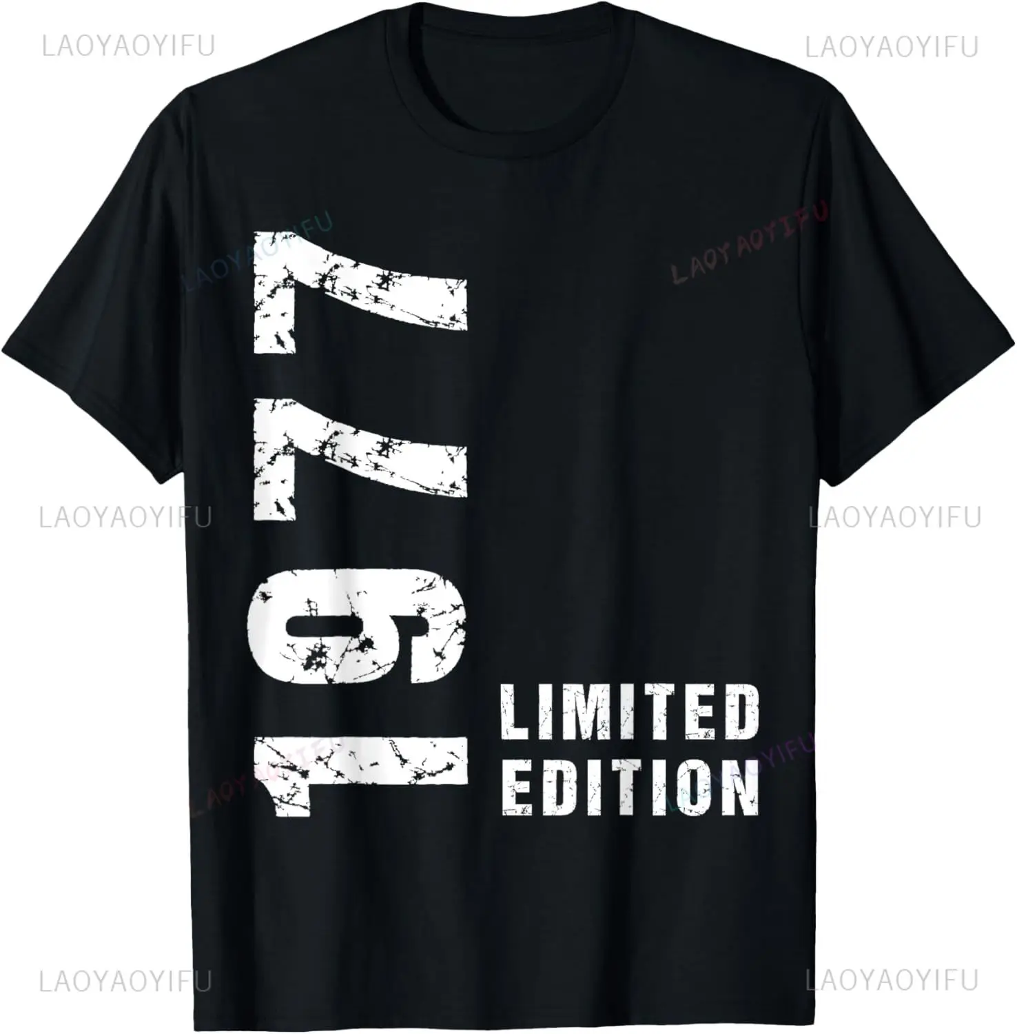Men Women Vintage 1977 T-Shirt Custom Printed Graphic T Shirts Casual Streetwear Summer Tops