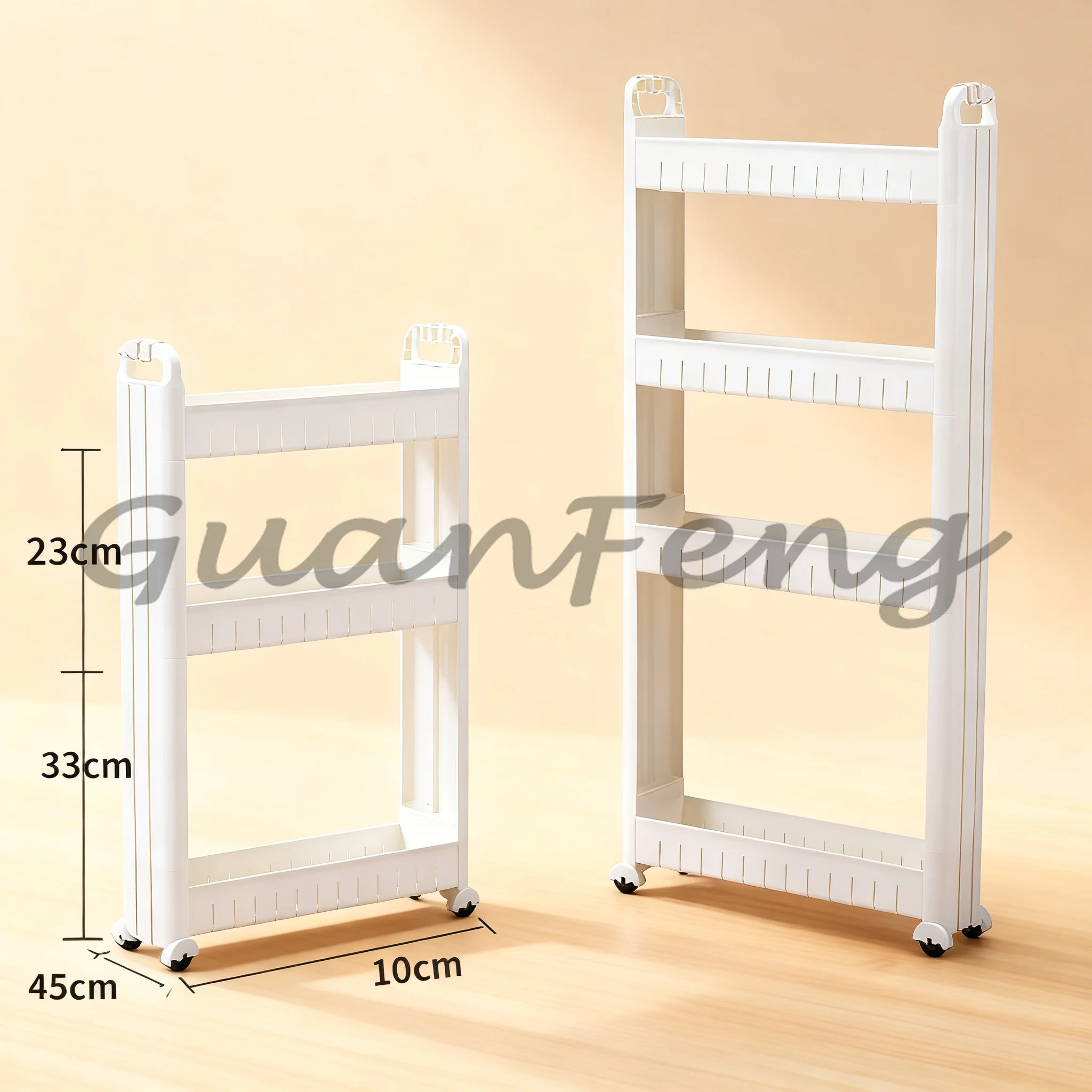 Nordic Multifunctional Ultra Narrow Gap Storage Cabinet Simple Floor Standing Cabinet For Kitchen And Bathroom Home Storage