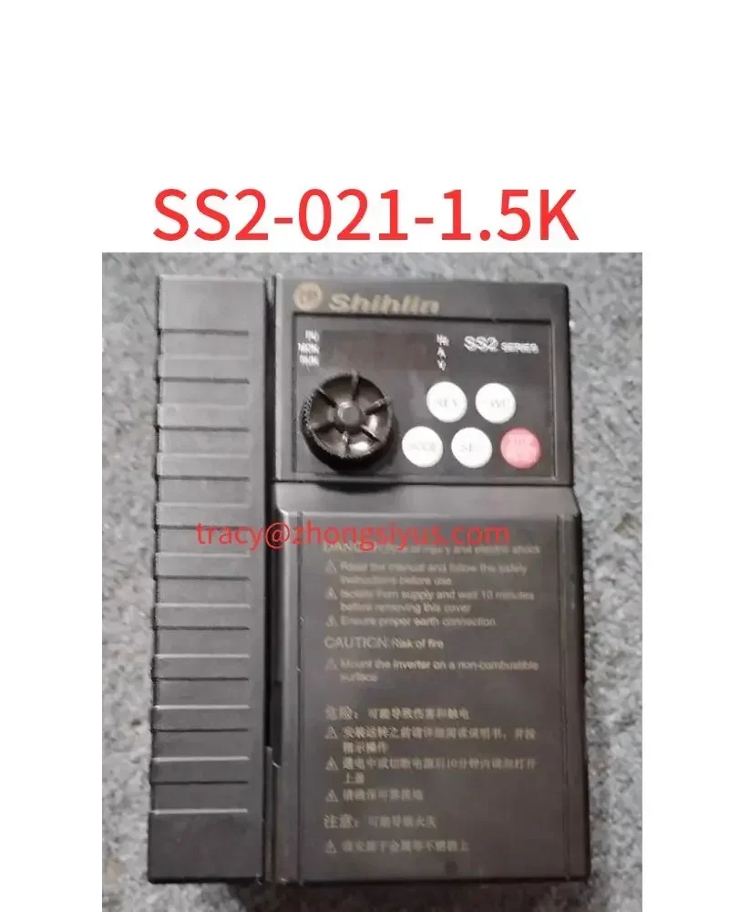 

Used SS2 series inverter 1.5 kw 220V, SS2-021-1.5 K, function package