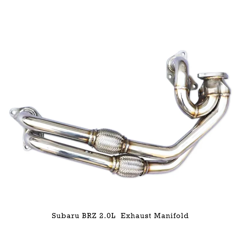 The first section of plantain Exhaust manifold For Subaru Brz 2.0 2013-2019 Stainless Steel Exhaust Downpipe Car Exhaust Pipes