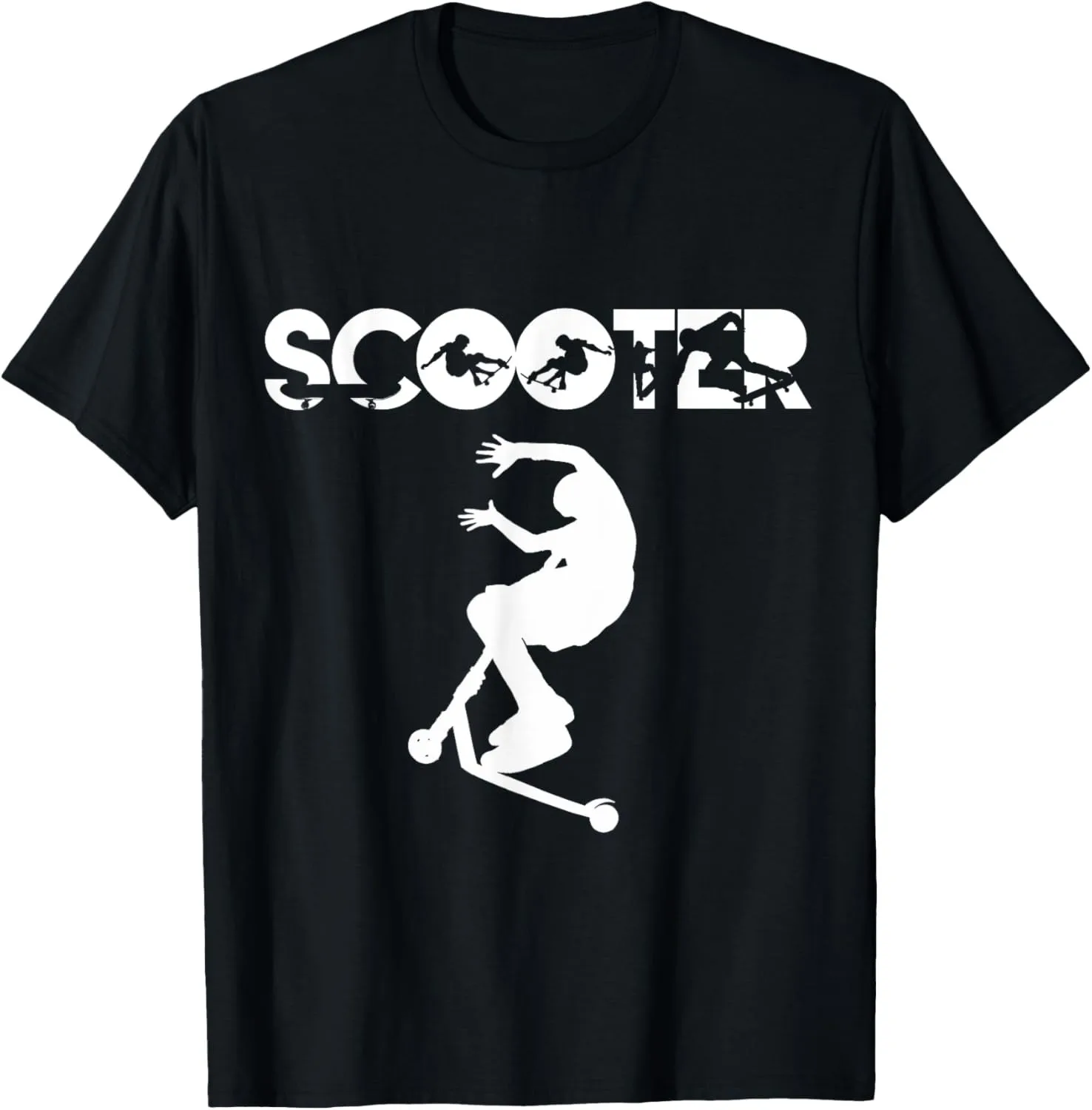 I'd Rather Be Scooting Scooter Stunt Scooter T-Shirt Unisex Summer Streetwear Tops Streetwear T Shirt for Man Camiseta Hombre