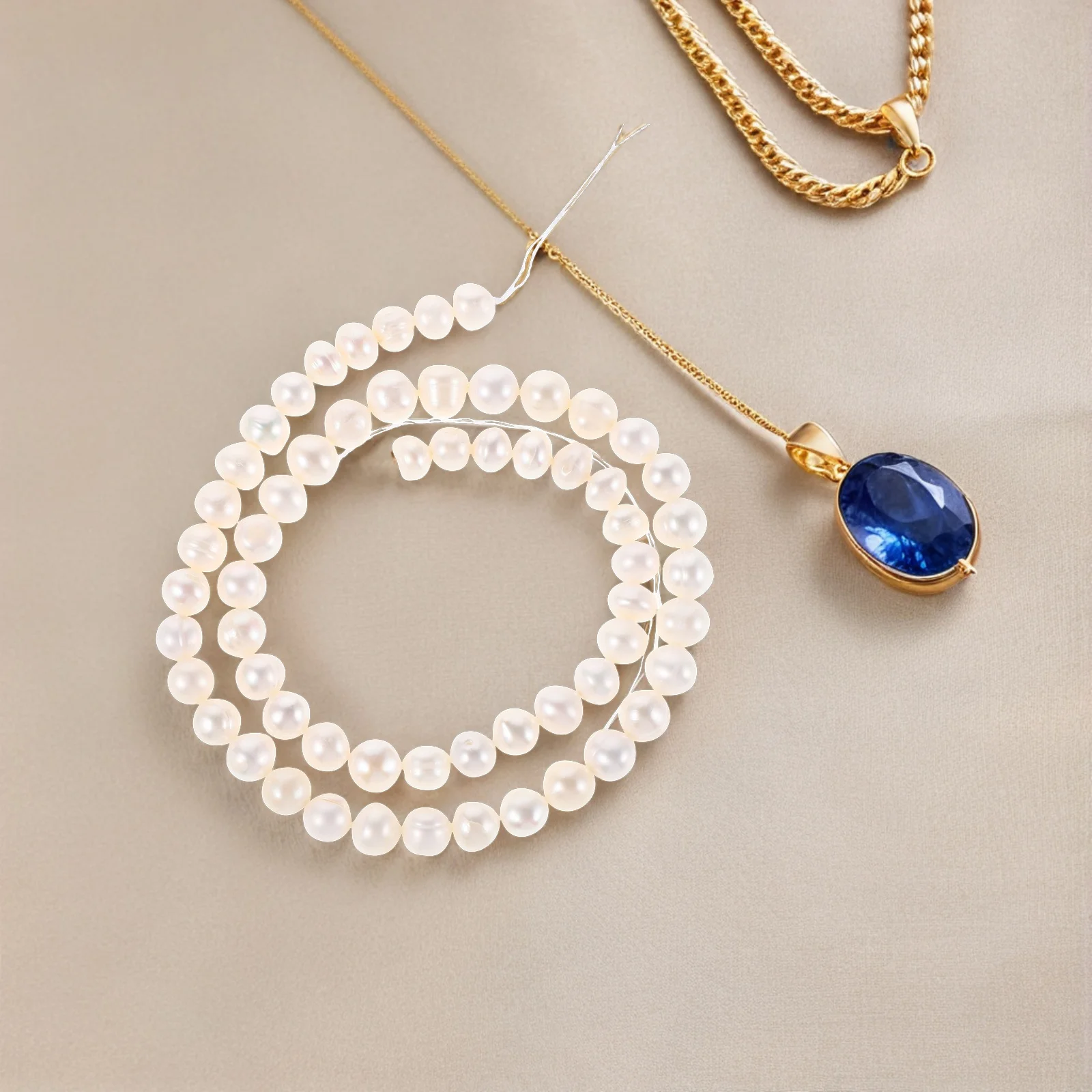 

Freshwater Pearl Beads DIY Crafts Jewelry Beading Making Pearls Beaded Crafting Garland Bracelet